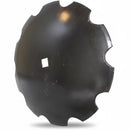 Disc Blade - 18" x 9 Gauge, Notched, 1" Square x 1-1/8" Square Axle - Quality Farm Supply