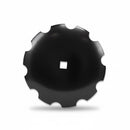 Disc Blade - 18" x 9 Gauge, Notched, 1-1/8" Square Axle - Quality Farm Supply