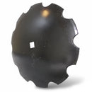 Disc Blade - 22" x 1/4", Notched, 1-1/2" Square Axle