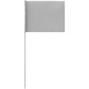 5 X 8 INCH WHITE SURVEY FLAG - Quality Farm Supply