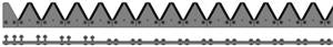 MD 335536 SK TAIL SEGMENT MEGATOOTH