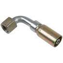 VARI-CRIMP SERIES - 3/8 INCH HOSE, WITH 9/16 X 18 THREAD SIZE, JIC FEMALE 90 ELBOW SWIVEL - Quality Farm Supply