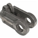 Cross Hydraulic Cylinder Rod Clevis 1D101412 - 1-1/4" Thread, 1-1/4" Pin, 4" Length - Quality Farm Supply