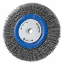 CRIMPED WIRE WHEEL - 8" X 3/4" X 2" (1/2", 5/8") FOR BENCH GRINDER - Quality Farm Supply