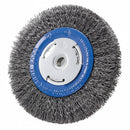 CRIMPED WIRE WHEEL - 6" X 1/2" X 2" (1/2", 5/8") FOR BENCH GRINDER - Quality Farm Supply