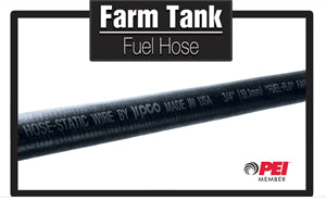 3/4 INCH X 8 FOOT FUEL TRANSFER HOSE