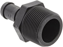 1-1/4 INCH MNPT X 3/4 INCH HOSE BARB  POLY