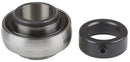 INSERT BEARING WITH LOCK COLLAR - 1-1/8" BORE  -WIDE INNER RING - SEALED, WHILE SUPPLIES LAST