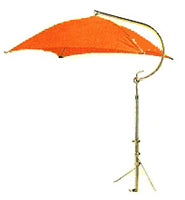 Sun-Smart Deluxe Tractor Umbrella Kit - Orange Cover