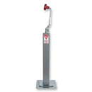 15" LIFT X 8,000 LB, TOP WIND,  SQUARE TUBE BULLDOG JACK -  NO MOUNT TUBE / PLATE - Quality Farm Supply