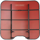 Sun-Smart Tractor & Mower Sunshade Canopy - ROPS Mount - 44" x 44" - Red - Quality Farm Supply