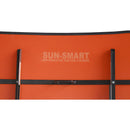 Sun-Smart Tractor & Mower Sunshade Canopy - ROPS Mount - 44" x 44" - Orange - Quality Farm Supply