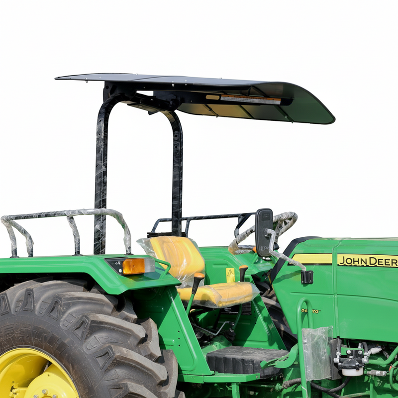Sun-Smart Tractor & Mower Sunshade Canopy - ROPS Mount - 44" x 44" - Gray