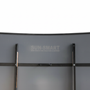 Sun-Smart Tractor & Mower Sunshade Canopy - ROPS Mount - 44" x 44" - Gray