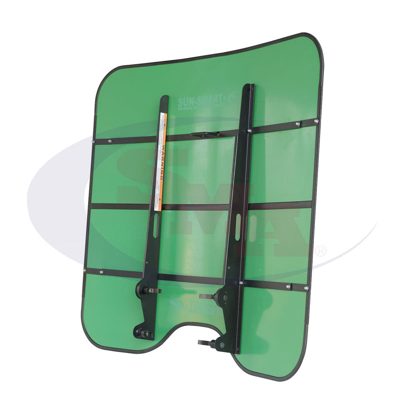 Sun-Smart Tractor & Mower Sun Shade Canopy - ROPS Mount - 48" x 52" - Green - Quality Farm Supply