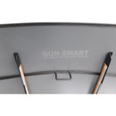 Sun-Smart Tractor & Mower Sunshade Canopy - ROPS Mount - 48" x  52" - Gray - Quality Farm Supply