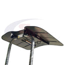 Sun-Smart Tractor & Mower Sun Shade Canopy - ROPS Mount - 48" x  52" - Gray - Quality Farm Supply