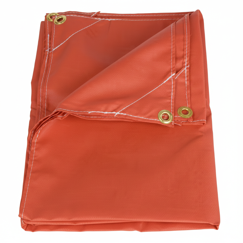 Sun-Smart ROPS Tractor Umbrella Replacement Cover, 54" 10 oz. Duck Canvas - Red