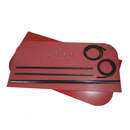 Sun-Smart Tractor & Mower Sun Shade Canopy - Replacement Top Only - 44" x 44" - Red