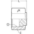 3/8 FEMALE OFS SWIVEL - CAP - STEEL
