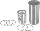 RING SET FOR 6 PISTONS. 2 @ 1/8" KEYSTONE, 1 @ 3/16". 1 SET USED IN A451BD 6 CYLINDER TURBOCHARGED DIESEL ENGINE
