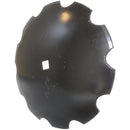 Disc Blade - 20" x 7 Gauge, Notched, 1-1/8" Square x 1-1/4" Square Axle - Quality Farm Supply