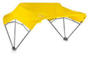 Sun-Smart Tractor Canopy - 3-Bow, 48", Yellow, Fender Mounting Brackets