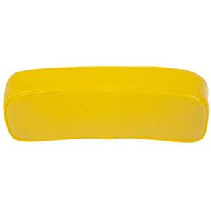 YELLOW INYL UPPER BACKREST CUSHION WITH WOOD BASE. CAN REPLACE R34267