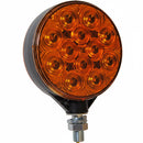 4'' DUAL FACE LED PEDESTAL MOUNT WARNING LIGHT - AMBER/AMBER - Quality Farm Supply