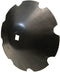 Cone Disc Blade - 24" x 1/4", Notched, 1-1/4 Square Axle