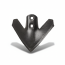 Field Cultivator Sweep - 10" x 1/4", 7/16" Bolt Holes, 47 Degree Stem