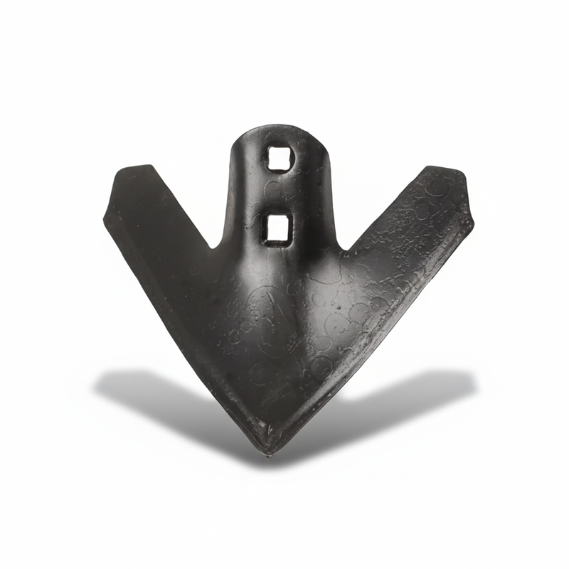 Field Cultivator Sweep - 10" x 1/4", 7/16" Bolt Holes, 47 Degree Stem