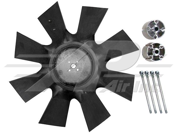 Fan Clutch Elimination Kit - Heavy-Duty 8 Blade Fan for Case IH & Ford/New Holland - Quality Farm Supply