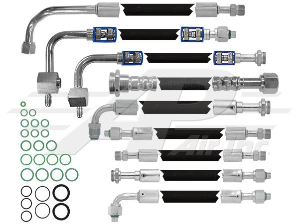 9 Piece All Rubber Replacement Hose Kit for John Deere - Quality Farm Supply