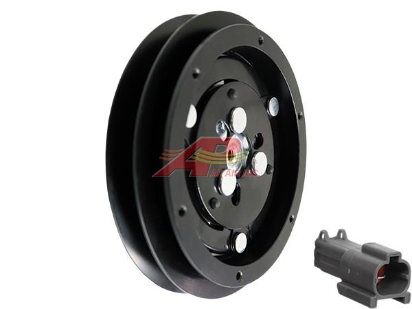 Nippondenso Clutch, 5.98" Single Groove, 24V for Komatsu & Hitachi - Quality Farm Supply