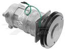 Remanufactured Compressor 2 O'Clock 6.77" Cl Superheat, 24V for Caterpillar & John Deere - Quality Farm Supply
