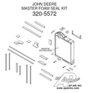 Master Radiator Foam Sea Kit for John Deere - Quality Farm Supply