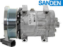 OEMSanden Compressor SD7H15Hd - 133Mm, 8 Groove Clutch 12V for Massey Ferguson - Quality Farm Supply