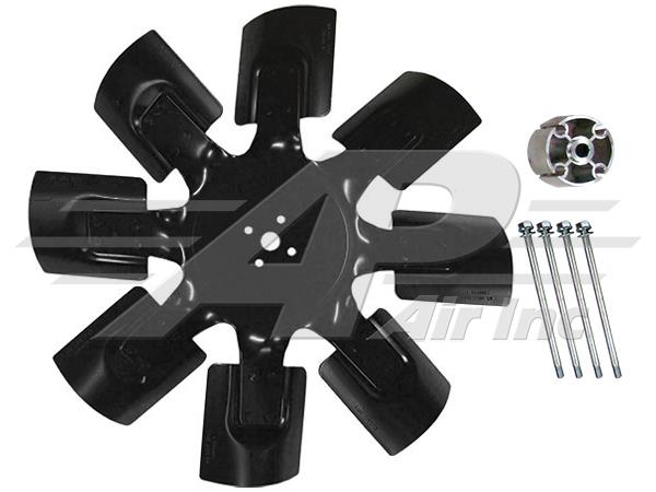Fan Clutch Elimination Kit - Heavy-Duty 8 Blade Fan for Case IH - Quality Farm Supply