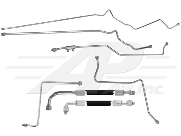 7 Piece Hose And Steel Line Cab Kit for John Deere - Quality Farm Supply
