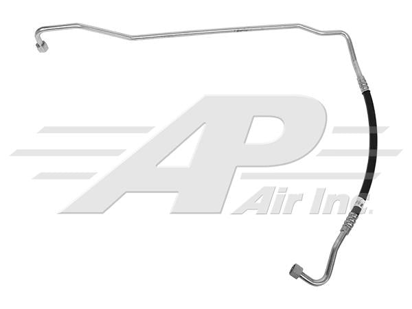 Compressor to Condenser Hose - Condenser End for John Deere RE586439 - Quality Farm Supply