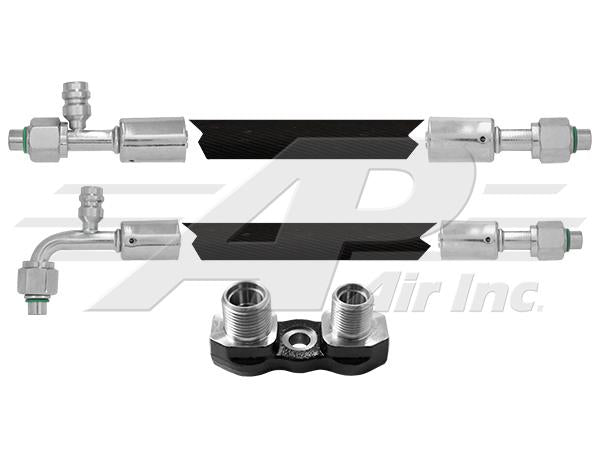 2 Piece Hose Kit With Manifold for Agco/Allis & Massey Ferguson - Quality Farm Supply