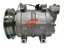 OEMZexel Compressor Dks15Ch - 139Mm, Single Groove Clutch, 24V for Komatsu & John Deere - Quality Farm Supply