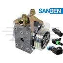 2 Groove, York to Sanden Conversion Kit, Left Suction for International & Ford/New Holland - Quality Farm Supply