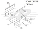 John Deere Lower Kit Without Headliner - Black for John Deere - Quality Farm Supply