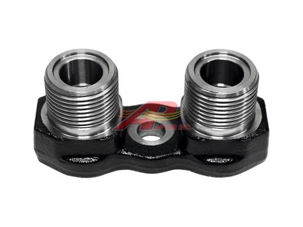 Horizontal Tube-O Bolt-On Manifold for Caterpillar & Claas 71396716 - Quality Farm Supply