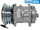 OEMSanden Compressor SD7H15 - 132Mm, 2 Groove Clutch 12V for Ford/New Holland & Massey Ferguson - Quality Farm Supply