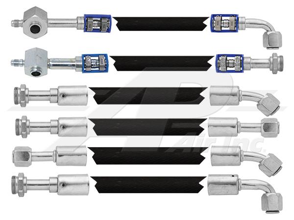 Complete Hose Kit - 6 Hoses for Massey Ferguson - Quality Farm Supply