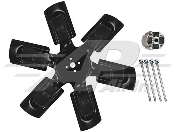 Fan Clutch Elimination Kit - Heavy-Duty 6 Blade Fan for Case IH - Quality Farm Supply