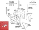 White Lower Cab Kit - Red for White - Quality Farm Supply